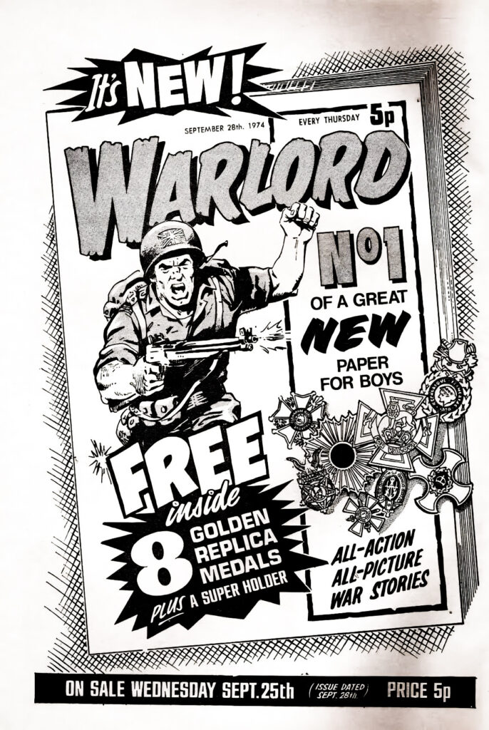 A 1974 DC Thomson House Advertisement announcing the impending arrival of Warlord