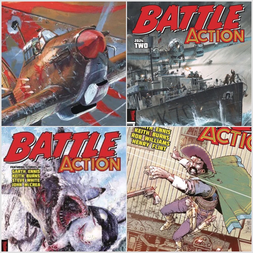 Battle Action Volume 3  #1 - 4 Montage