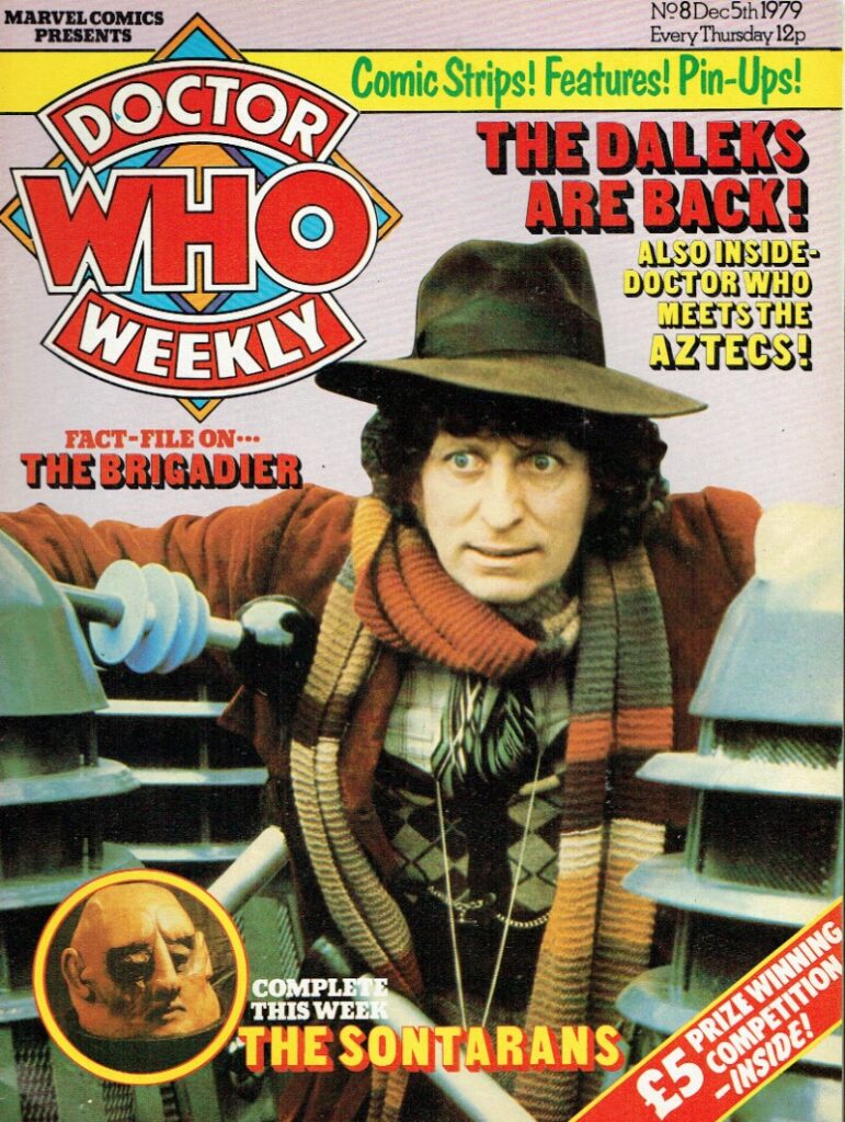 Doctor Who Weekly No. 8, cover dated December 5th 1979 - Official Cover