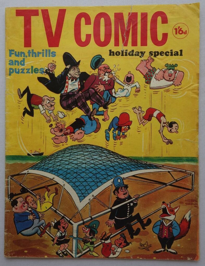 TV Comic Holiday Special 1968, with Doctor Who strip featuring Patrick Troughton as the Second Doctor