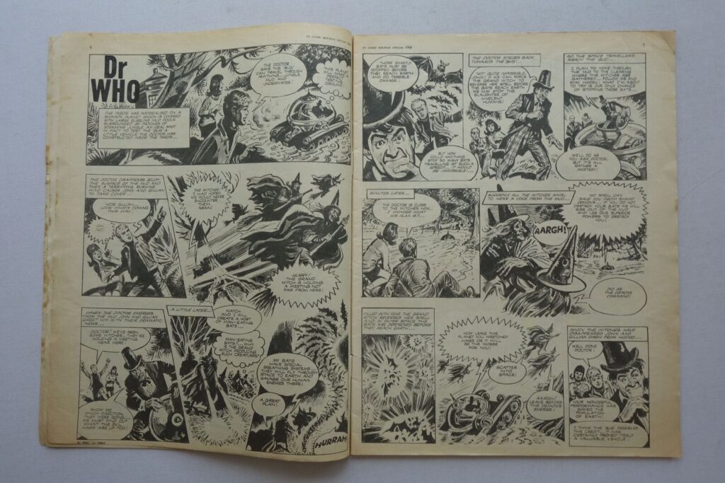 TV Comic Holiday Special 1968 - Doctor Who strip featuring Patrick Troughton as the Second Doctor