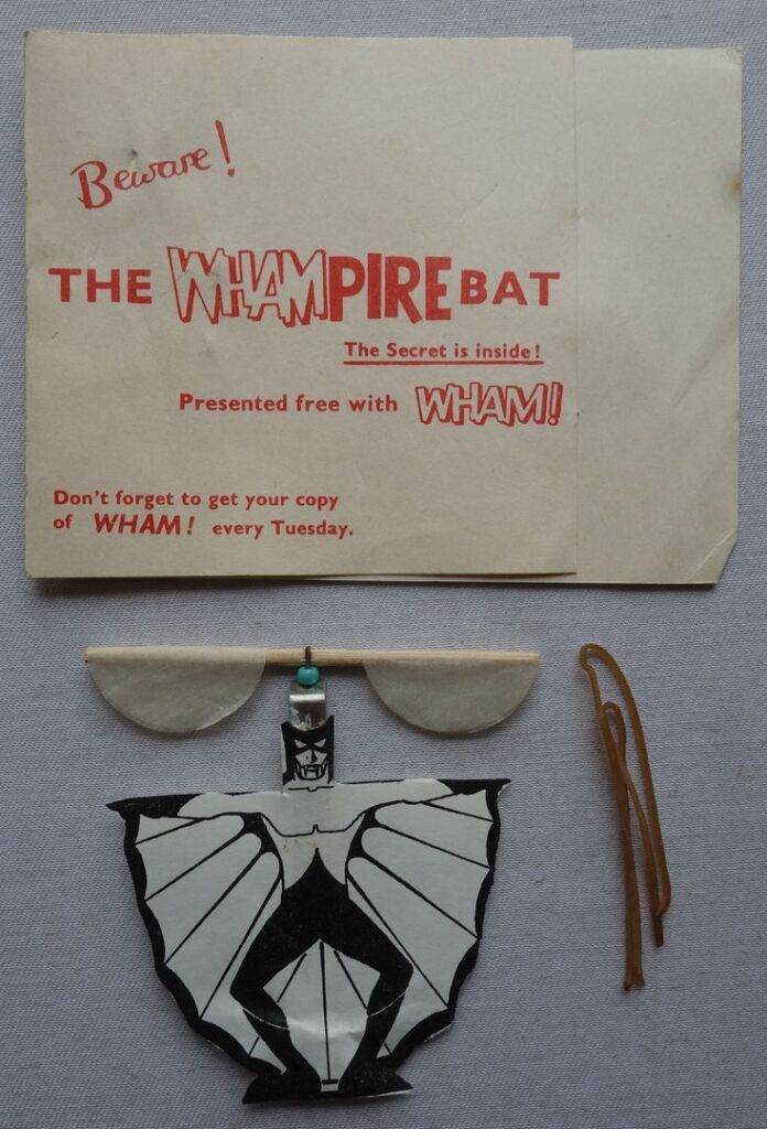 Wham! No. 15 Free Gift, issue cover dated 26th September 1964 - Whampire Bat