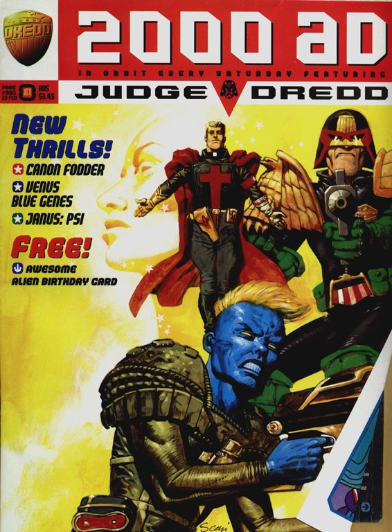 2000AD Prog 980 - David's first issue as editor