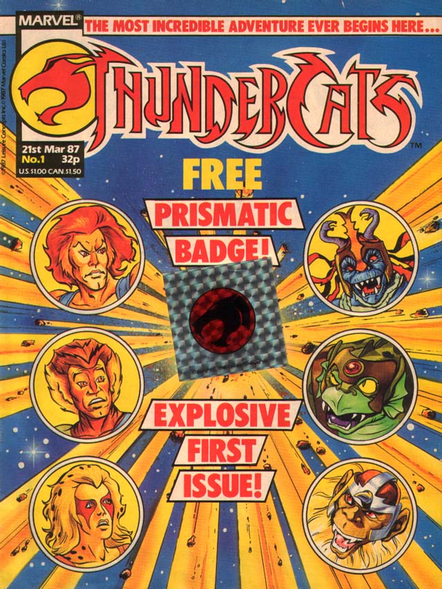 Thundercats Issue 1 - Marvel UK
