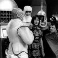 Verity Lambert, surrounded by monsters from the epic Doctor Who story, The Daleks’ Master Plan. Photo: BBC