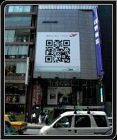 QR Codes - big in Japan - sometimes literally!