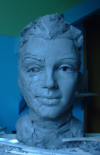 Alan Tracy sculpt by Livia Turco, for the abandoned Thunderbirds project