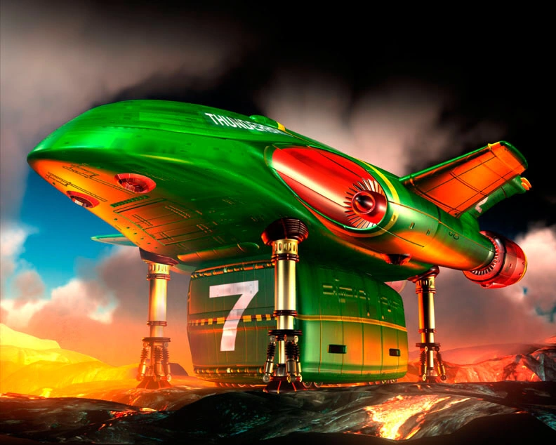 Thunderbird 2 design by Dave Warren