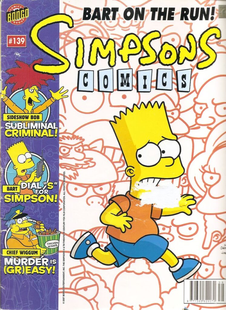 Simpsons Comics UK  #139 (November 2007)
