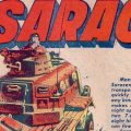 Warlord cover dated 23rd August 1975 - Saracen Feature