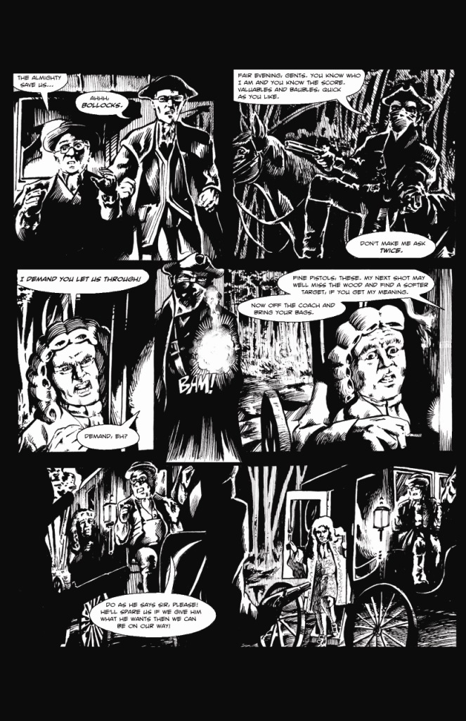 Dick Turpin And The Restless Dead by Steve Tanner and Andrew Dodd (Time Bomb Comics, 2007)