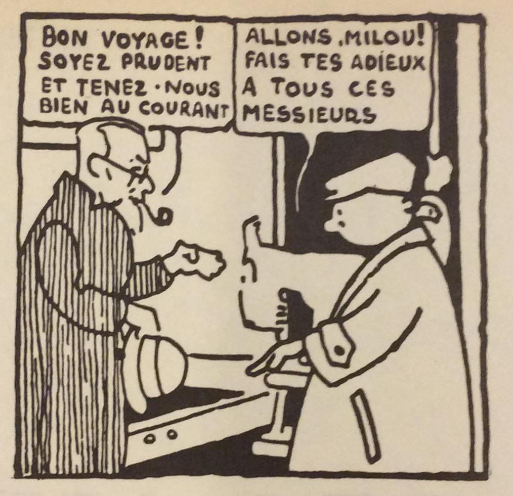 Tintin in the Land of the Soviets - Sample Panel