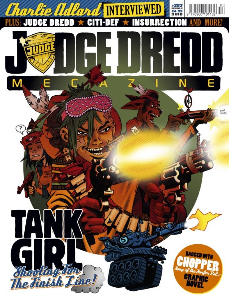 Judge Dredd Megazine (Issue 283) - cover by Rufus Dayglo