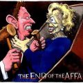 “The End of the Affair” - cartoon by and copyright Steve Bell