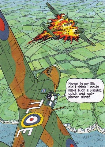 Biggles - Spitfire Parade by Francis Bergese (Cinebook)