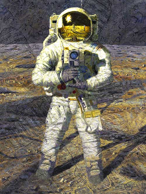 Neil Armstrong by Alan Bean