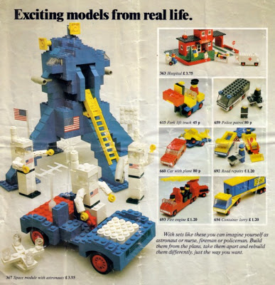 Lego's Space Module toy ad
