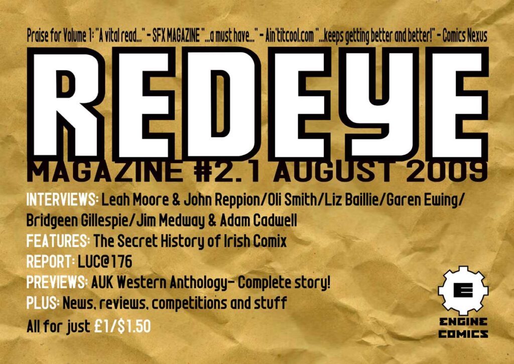 Redeye 2.1 (Redeye Volume Two No. 1 edited by Barry Renshaw, Engine Comics)