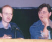 John and Lee Sullivan during the DWM panel at Panopticon 1988