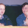 John and Lee Sullivan during the DWM panel at Panopticon 1988
