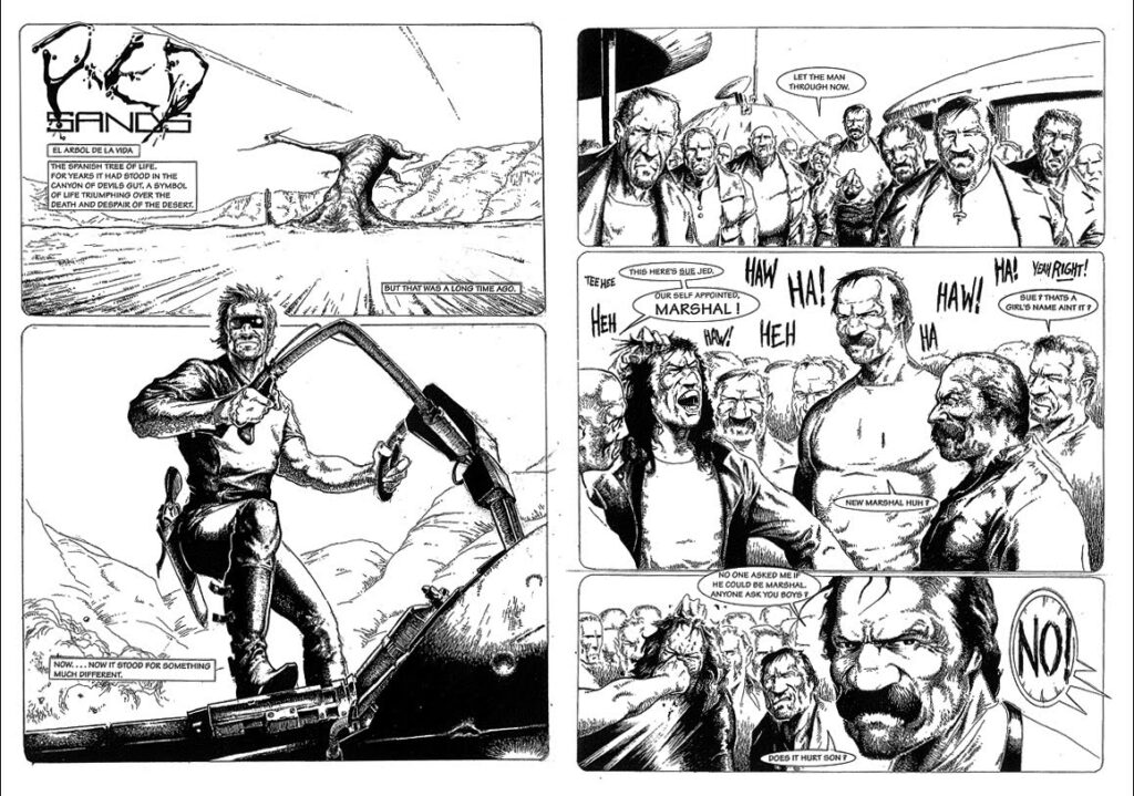 Red Sands Sample Pages by Alex Ronald