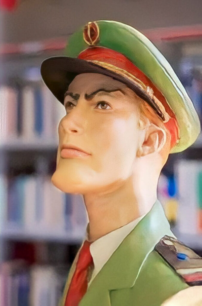 Dan Dare bust image courtesy of Southport College. Used with permission