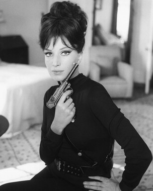  Italian actress Monica Vitti portraying Modesty Blaise in Joseph Losey’s 1966 interpretation of Modesty Blaise