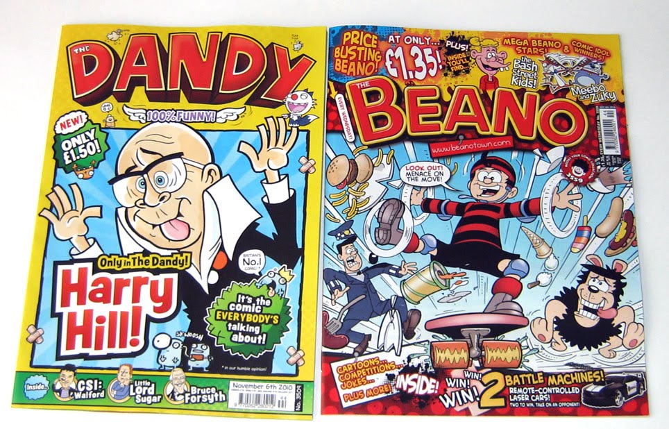 Revamped The Dandy, and BEANO released same week - November 2010