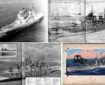 Battleship Montage by Leslie Ashwell Wood