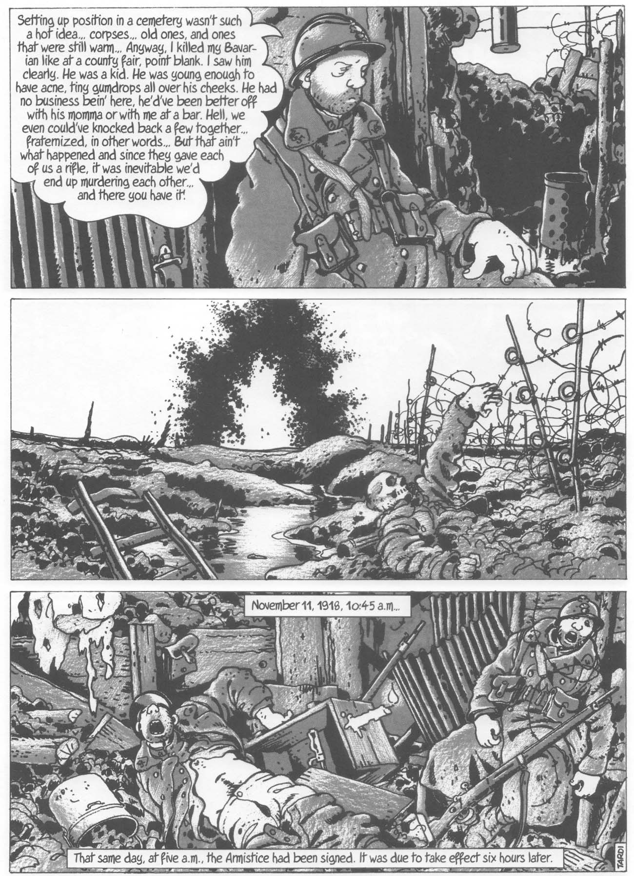 It Was the War of the Trenches - Sample Art