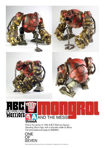 3A Toys Mongrol from 2000AD's ABC Warriors
