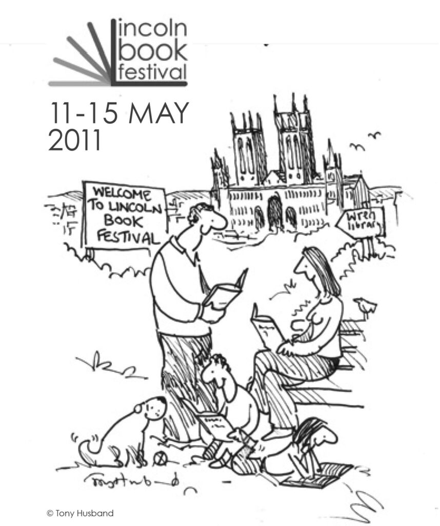 Lincoln Books Festival 2011 - cartoon by Tony Husband