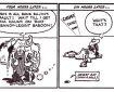 "Lobey Dosser", a strip by Partick-born Bud Neill