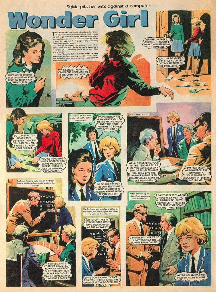 "Wonder Girl" from Diana (with thanks to Philip Rushton) © DC Thomson