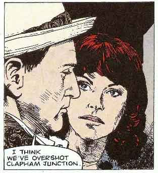 Doctor Who: Train Flight, art by John Ridgway