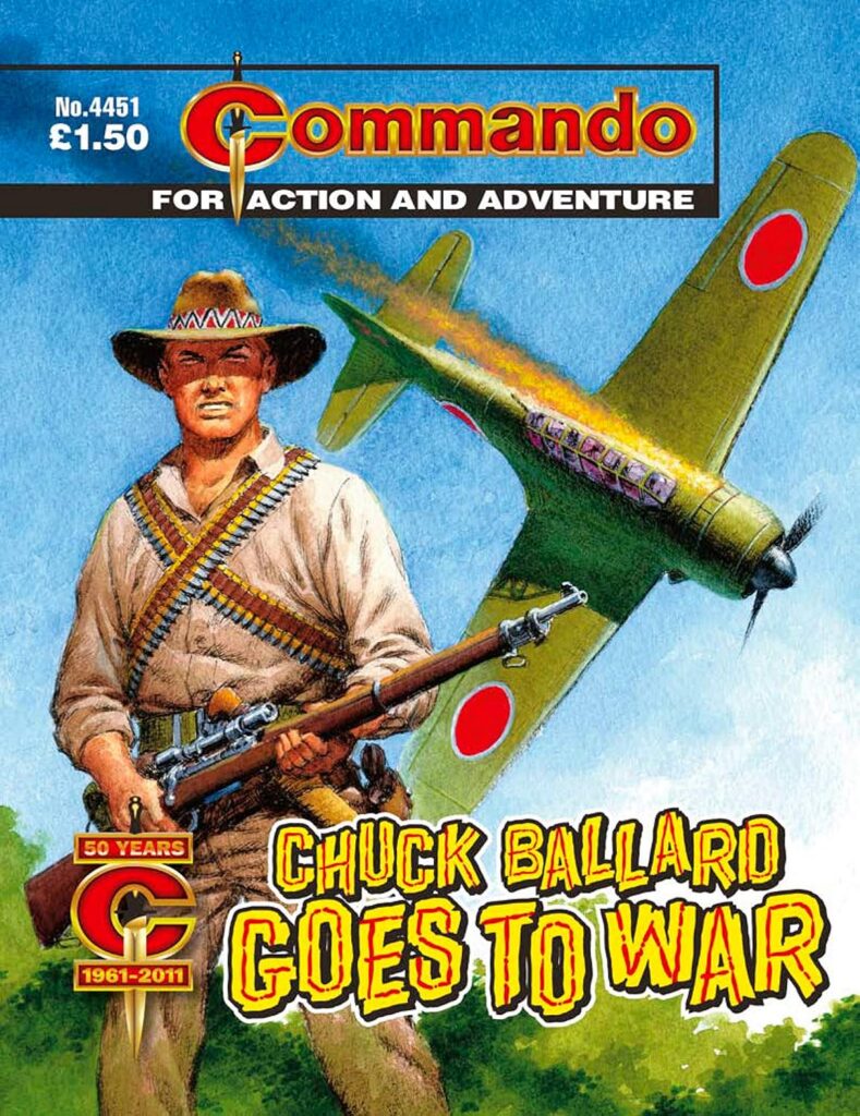 Commando 4451: Chuck Ballard Goes To War Script: Norman Adams | Art: Olivera | Cover: Ian Kennedy