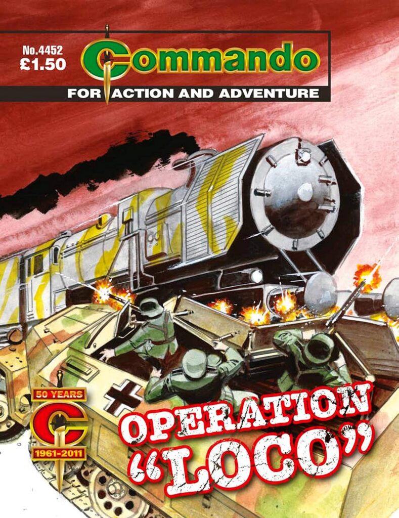 Commando 4452: Operation “Loco”
Script: Mac MacDonald | Art and Cover: Keith Page
