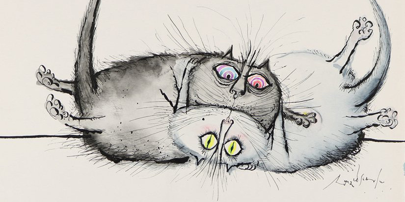 Art by Ronald Searle