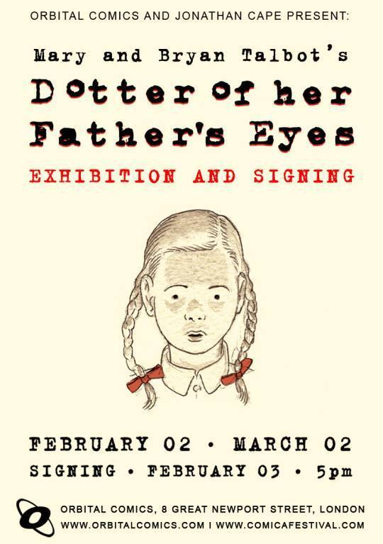Orbital Comics - 2013 "Dotter of Her Father's Eyes" Exhibition
