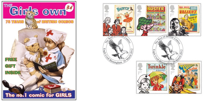 Royal Mail Comic Collection 2012 - Girls Own