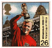 “World Cup” Royal Mail Millennium stamp by Mike White