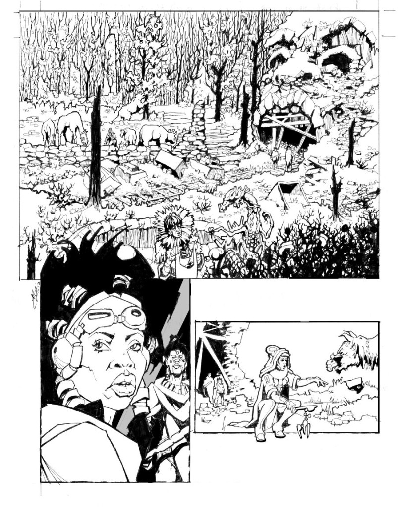Crucible: The Quest - Part 4, Page 1 - Inks