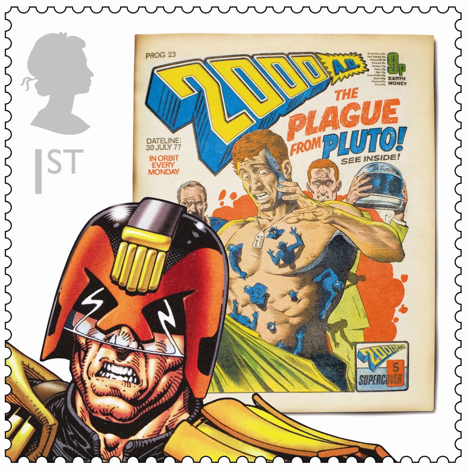 Royal Mail Comic Collection 2012 - Judge Dredd