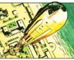 The Kingfisher spaceship, as seen in the first episode of “Dan Dare” for Eagle No. 1, cover dated 14th April 1950