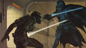 Early Star Wars concept art by Ralph McQuarrie. Copyright Lucasfilm