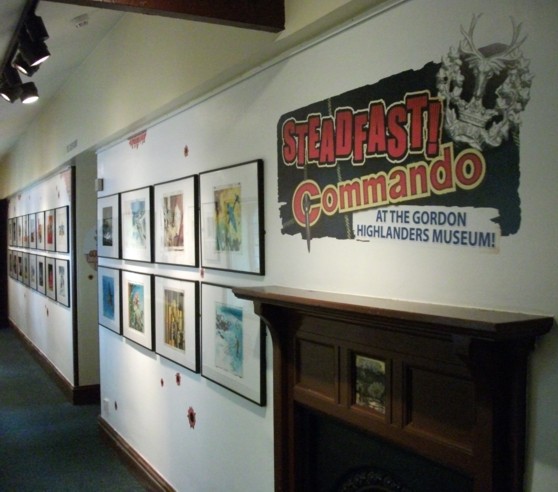 Steadfast! Commando At The Gordon Highlanders Museum - Art Display