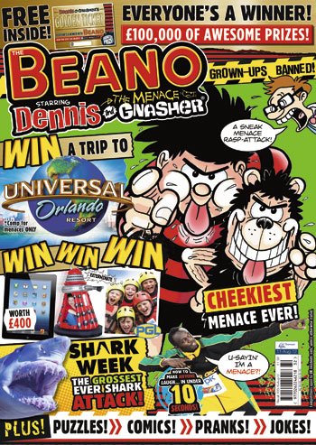 The Beano - Golden Ticket promotion 2012