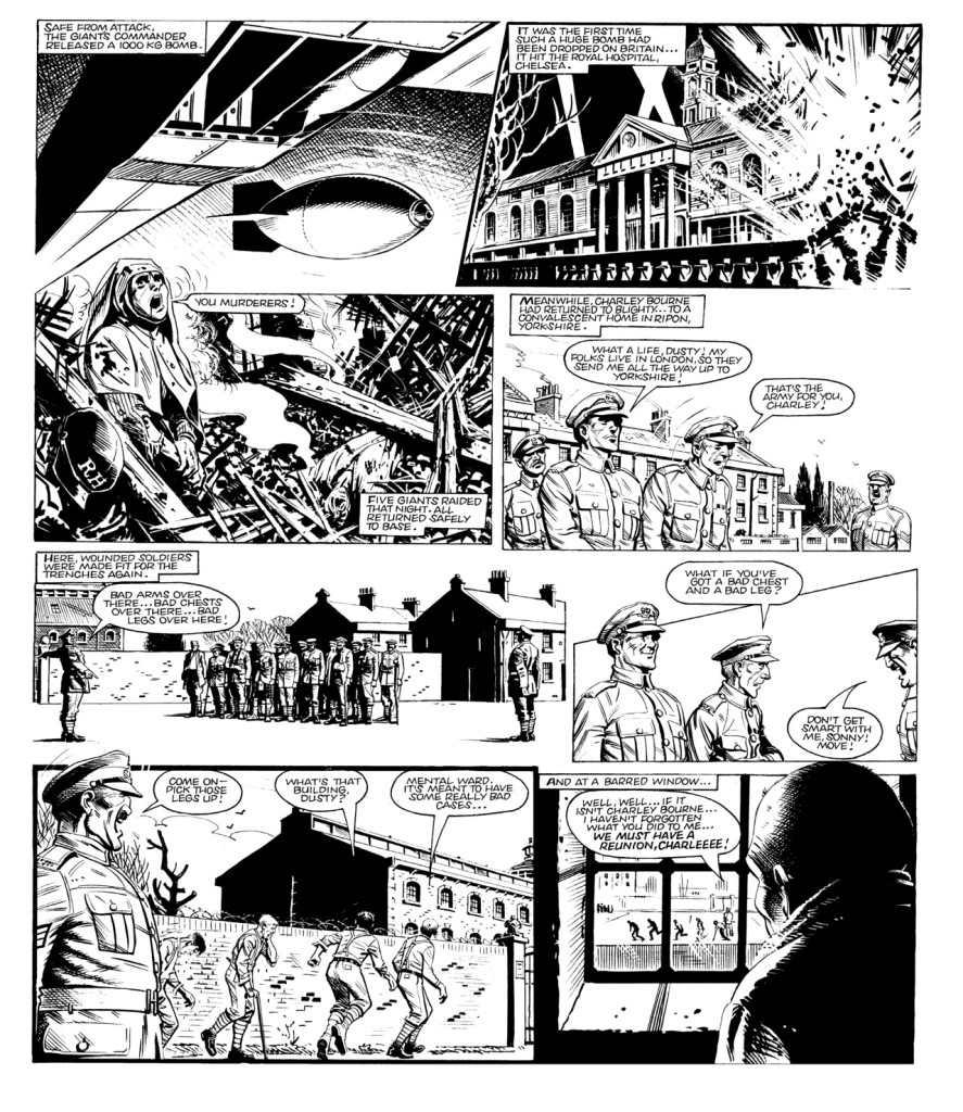 Charley' War: Sample Panel (Zeppelin)