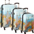 Samsonite Cityscapes Suitcases - art by Darryl Cunningham