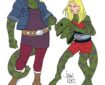 Original Doctor Who Adventures companions Decky and Heather